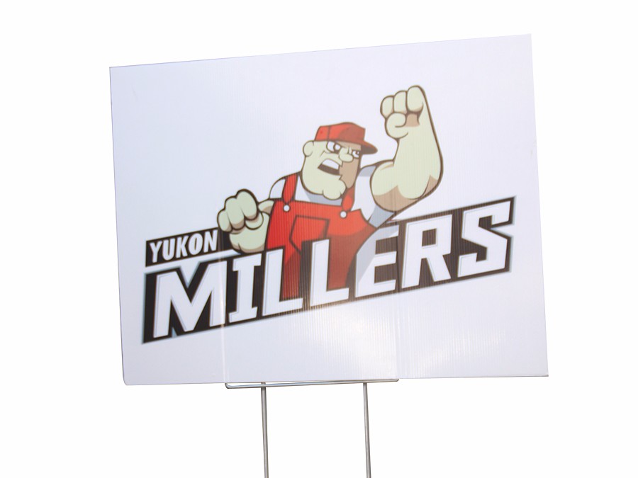 電暈中空板, 廣告板, 廣告牌